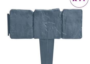 vidaXL Obrzeże trawnikowe, 41 szt., tworzywo sztuczne, 10 m(SKU:40917)