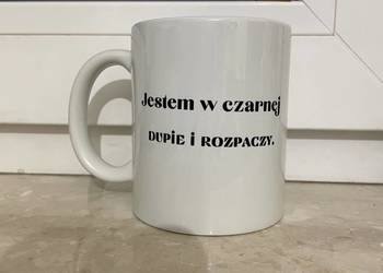 KUBEK kubeczek ceramiczny do picia śmieszny zabawny 320 ml nowy