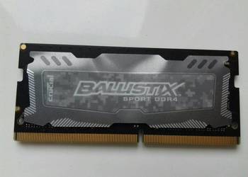 Crucial Ballistix Sport DDR4 4GB laptopowa, 2400, CL16, 1,2V, BLS4G4S240FSD