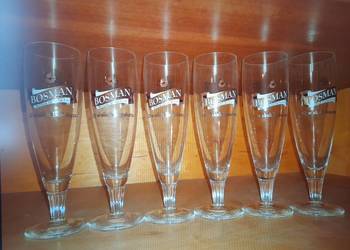 Pokaleczy szklanki kieliszki bosman 6 sztuk 0.3 l piwa szampana