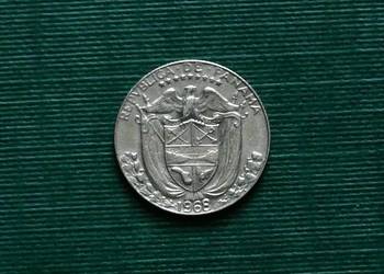 PANAMA - 1/10 balboa, 1968r