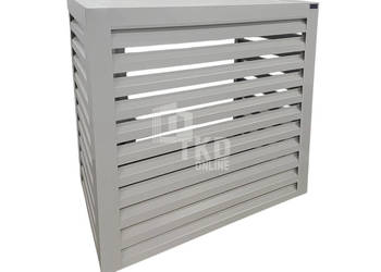 Osłona klimatyzatora – pompy ciepła 120x40x140 cm biały TKD448