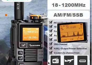 Radiotelefon skaner Quansheng AM/FM/SSB 18-1200 Mhz