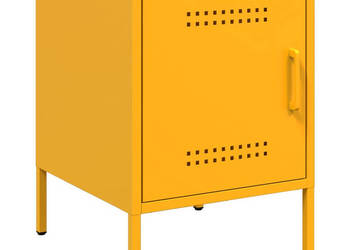 Szafka nocna musztardowa 36x39x505 cm stal WM-842916