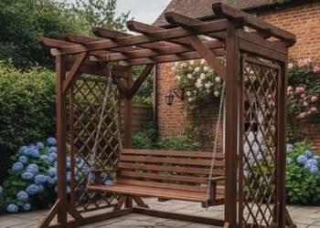 Huśtawka ogrodowa MODRZEW solidna