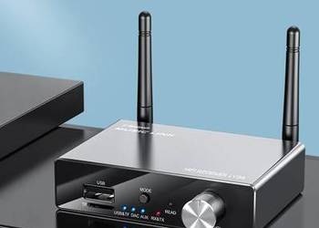 DAC Odbiornik Nadajnik Bluetooth 5.3 Coaxial Optical USB SD
