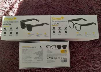 Inteligentne okulary z AI Titmo G-200, z muzyką i nagrywaniem