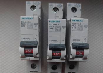Siemens Wyłącznik nadprądowy  MCB B16