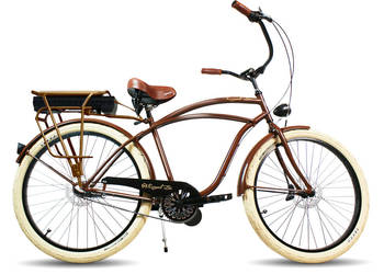 Rower ELEKTRYCZNY ebike miejski 26 / 28 męski Cruiser RoyalB