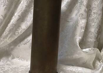 Łuska artyleryjska 105 mm M14 z 1944 r. – oryginał, mosiądz, dekoracja / mi