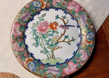 Ręcznie malowany talerz z porcelany Chiny