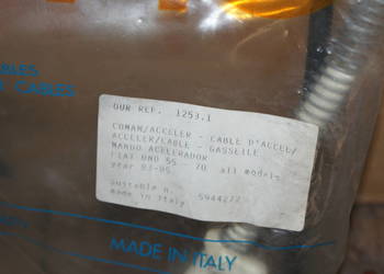 Linka gazu (dł. 1220mm/1100mm) FIAT UNO 1.1/1.3 01.83-08.89