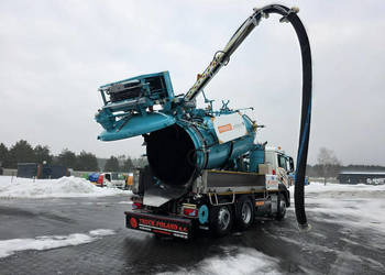 MAN HUWER HYDROVIDE WUKO KOMBI DO CZYSZCZENIA KANAŁÓW EURO6 WUKO asenizacy…