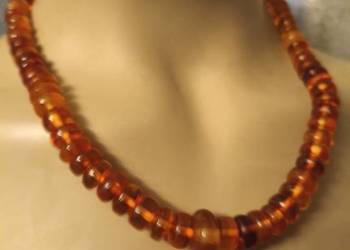 Naszyjnik Bursztyn Vintage