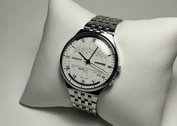 Zegarek Rakieta multikalendarz, bransoleta, Made in USSR, po serwisie