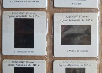 Francja Pontigny slajdy 12 szt.