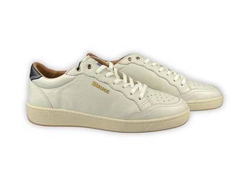 Nowe Buty Blauer USA Olympia 20 Białe Skórzane Sneakersy Rozmiar 41 Box