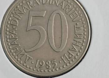 50 Dinarów Jugosławia 1985 r.