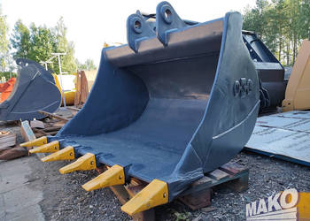 Łyżka MKL 160cm do koparki Miller fi 80 / Nowe zęby J300 systemu CAT