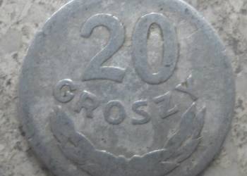 POLSKA-20 GROSZY-1949 r-AL-