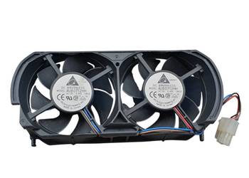 Oryginalny wentylator chłodzący konsoli Xbox 360 FAT Delta AUB0712HH 4 PIN