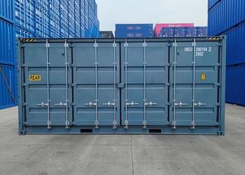 Kontenery morskie/magazynowe 6 m 20 DC/HC OPEN SIDE-SZARE