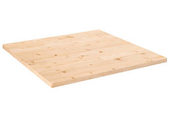 Blat stołu 90x90x25 cm lite drewno sosnowe kwadratowy WM-824395