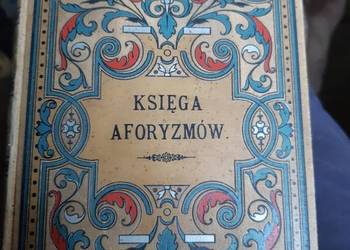 Księga aforyzmów 1888 r. Władysław Bełza