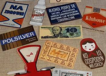 Magnesy na lodówkę PRL 5x7cm 5zl sztuka