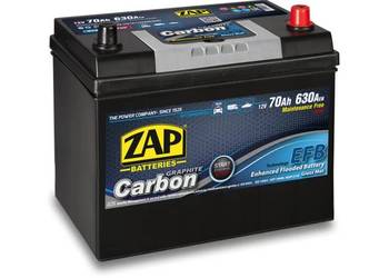 Akumulator 70Ah 630A ZAP CARBON EFB START&STOP  Japan P+
