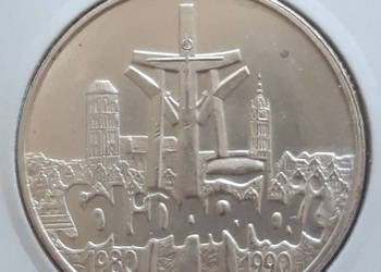 100 000 zł Solidarność 1990 r Typ A - nr 5 - mennicze