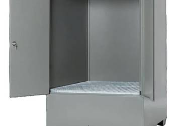 Wanna wychwytowa zamykana na 2 IBC 1000L