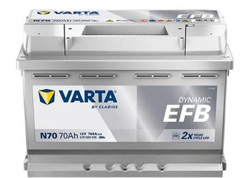 Akumulator 70Ah 760A 12V Varta Blue EFB N70 Chopina 1 Darmowa Dostawa