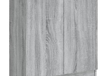 Szafka szary dąb sonoma 60x30x70 cm materiał drewnopochodny WM-816983