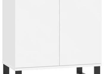 Szafka łazienkowa biała 58x33x60 cm materiał drewnopochodny WM-831588