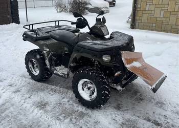 Quad Polaris 500 cm3 2012r + pług 4x4