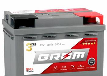 Akumulator 60Ah 600A GROM EFB START&STOP Tczew, 532-474-159