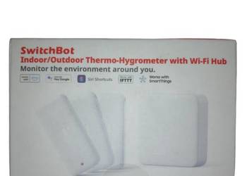 Indoor/outdoor thermo-hygrometer with wifi hub
