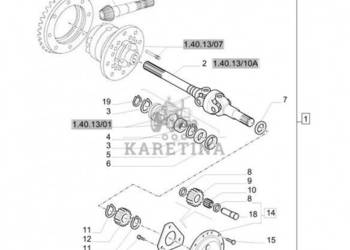 New Holland T6010 Wałek napędowy 87611589