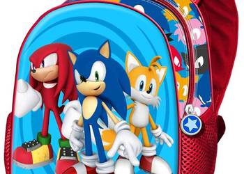 Plecak Plecaczek Sonic Knuckles Tails 39cm