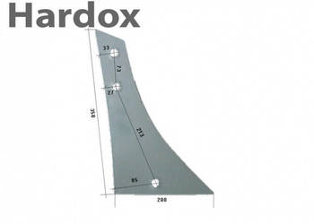 Pierś HARDOX 800501/P części do pługa VOGEL NOOT