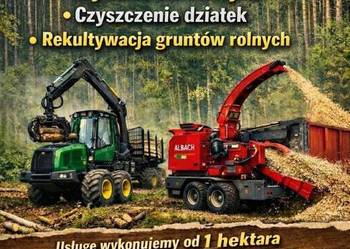 Za darmo wycinka drzew i wyrywanie korzeni zrąbkowanie rekultywacja gruntów