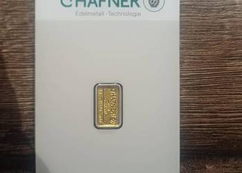 Sztabka złota 1g próby 999