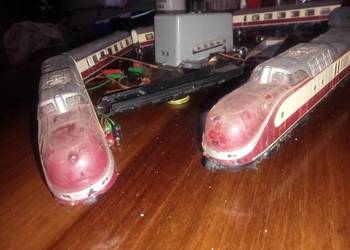 Kolejka elektrowóz Ortwein niemiecka H0 made In Western Germany patrz Foto!
