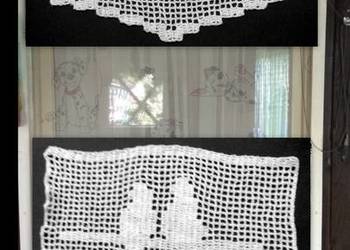 2 sztuki/ Firanki/ Ptaszki / każda ok.50 x 45 cm rabat