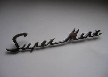 Stary napis emblemat auto PRL