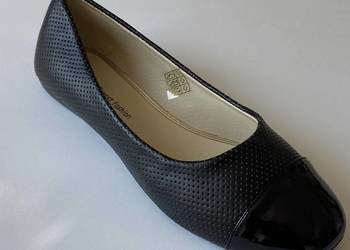 Czarne baleriny połysk rozmiar 37 (BAL9)