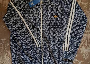 Bluza rozpinana Adidas Originals - nowość, rozmiar XL - cała w logo