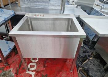ZLEW BASEN 1 KOMOROWY GŁĘBOKI 40CM 90/60/85 P
