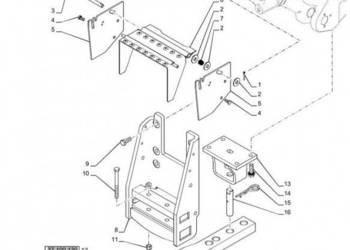 New Holland T6090 T6070 Osłona 379252A2